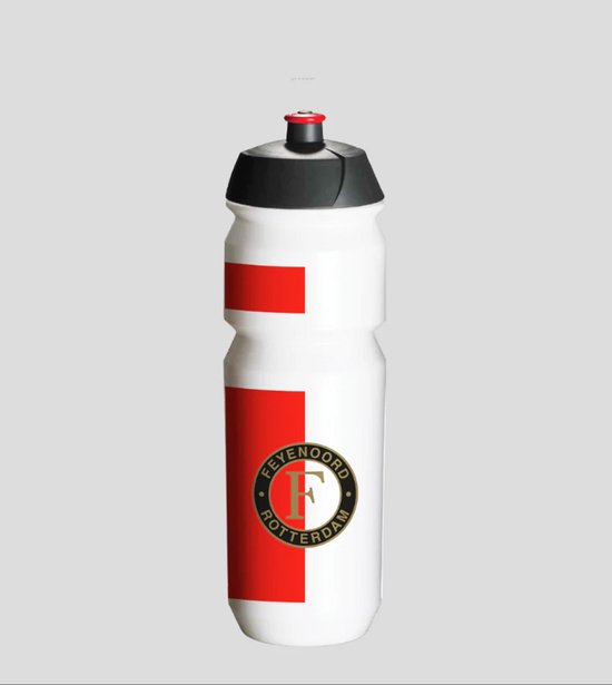 Feyenoord Bidon Rood Wit - 750 ml - Feyenoord Drinkfles van Merkloos