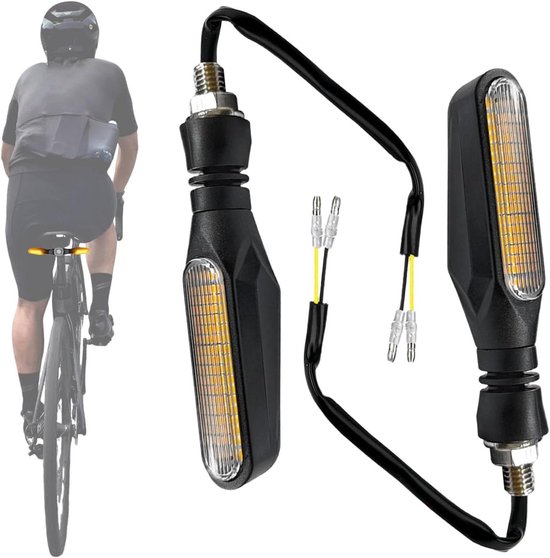 Fiets Achterlicht - LED Knipperlicht - Nachtritten Fietsen - Waterdicht Ontwerp - Paar - Uniek