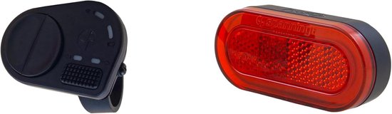 Fiets Achterlicht - LED Verlichting - Veilig Fietsen - Universele Spanning - 50mm Montage - Rood