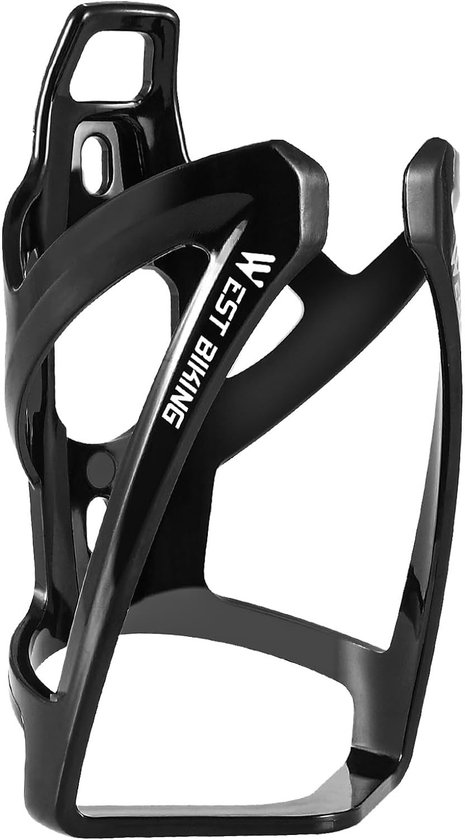 Fiets bidonhouder 13,2 x 7 x 7 cm - lichtgewicht PC - zwart