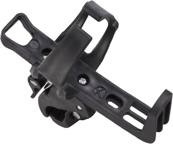 Fiets Bidonhouder - Fleshouder Fiets - Hydratatie Onderweg - 360 Graden Draaibaar - 4.2cm Diameter - Zwart