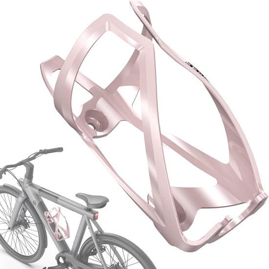 Fiets bidonhouder - Fleshouder fiets - Onderweg drinken - Lichtgewicht materiaal - 145x85cm - Roze