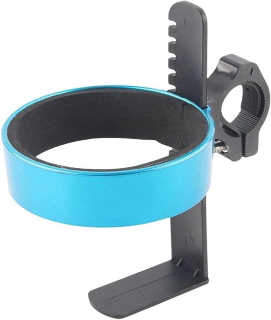 Fiets Bidonhouder - Fleskooi Beugel - Hydratatie Onderweg - Regendicht Duurzaam - Binnendiameter 76mm - Blauw
