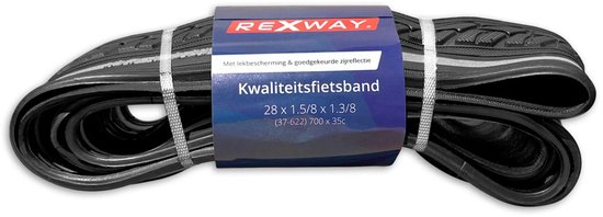 Fiets buitenband - 28 Inch - opvouwbaar - met lekbescherming - reserveband voor op vakantie van Merkloos