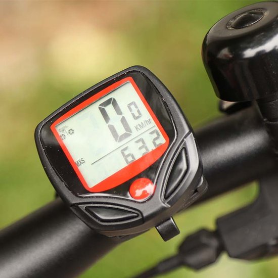 Fiets Computer Met LCD Kilometerstand Snelheidsmeter van Fiets.