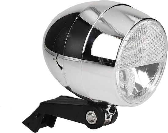 Fiets Cortina koplamp Amsterdam batterij chroom