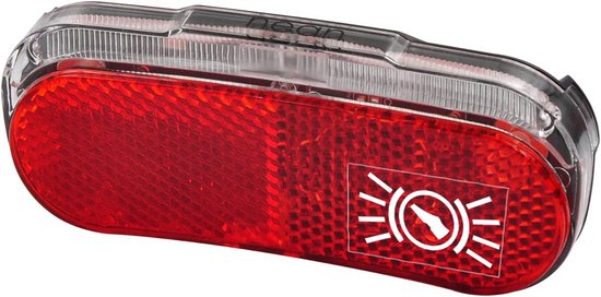Fiets Dynamo LED Achterlicht Met Remlicht en Reflector - StVZO Goedkeuring