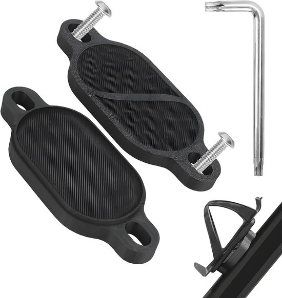 Fiets Houder voor Smart Tag 2, Bescherming voor AirTag, Stevige Bevestiging onder Fiets Bidonhouder met 2 Schroeven en Sleutel