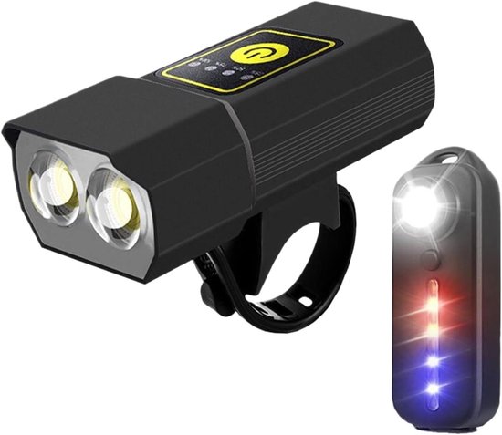 Fiets Koplamp | Krachtig Licht voor Fiets - LED Lamp Telescopische Zoom Veiligheid Nacht Schakelen Road MTB Scooter Mannen Vrouwen
