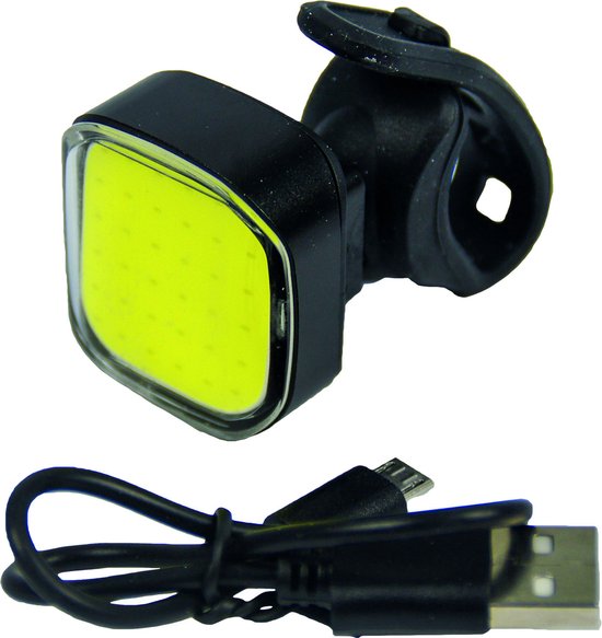 Fiets Koplamp LED Urban Proof High Power vierkant - USB oplaadbaar