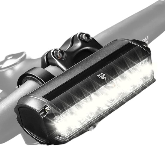 Fiets Koplamp - Oplaadbare Fietslamp - Nachtelijke Ritten - Groot- en Dimlicht - 1000 Lumen - Zwart