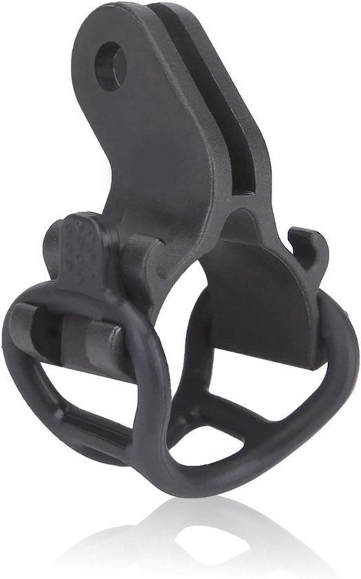 Fiets Lamp Houder - Stuur Mount - Veilig Fietsen - Universele Pasvorm - Tot 40mm Diameter - Zwart