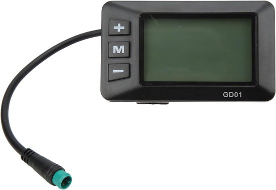 Fiets LCD Display voor 36V/48V E-bike met Snelheids- en Kilometerstandweergave