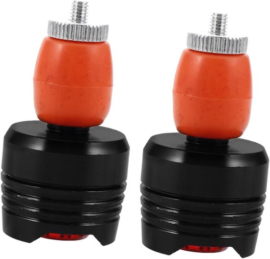Fiets LED Verlichting - Handvat Verlichting Stuureind Lampjes - Veilig Fietsen - Waterdicht Meerdere Modi - 5.2 cm - Multicolor
