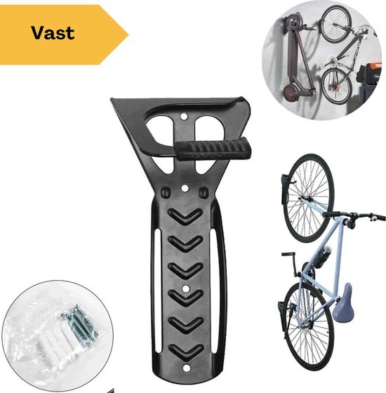 Fiets Ophangsysteem Extra Sterk - Fietshaak - Muurbeugel - Ophangbeugel - Fietsbeugel - Fietsenrek - Inclusief Montagemateriaal - Vaste Haak van Bicyclette