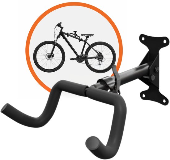 Fiets Ophangsysteem - Fiets muurbeugel - fiets haak - fiets ophangbeugel - fietsrek - Race fiets - Mountainbike - Max belading 45kg van Fiets.