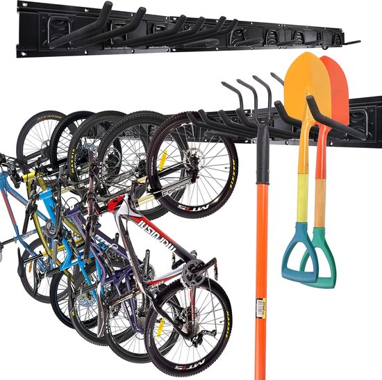 Fiets Ophangsysteem - Gereedschapshouder - Fietshaak - Fiets Ophangbeugel - Muurbeugel Fiets - Fietsenrek - Fietsbeugel van Merkloos