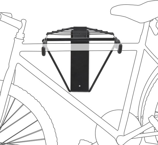 fiets ophangsysteem - muur - tot 50 kg - ophangbeugel - voor 1 tot 2 fietsen