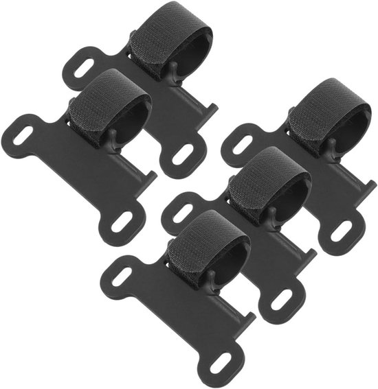 Fiets Pomp Beugel - Fietspomp Houder - Fietsen Onderhoud - Lichtgewicht Nylon - 8 cm - Zwart