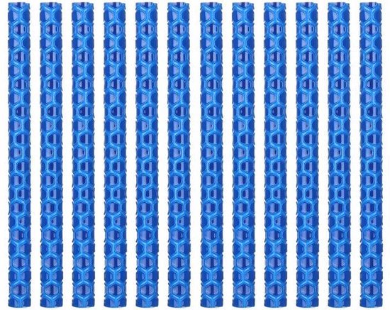 Fiets spaak reflector - 12 stuks - Blauw van Relectra