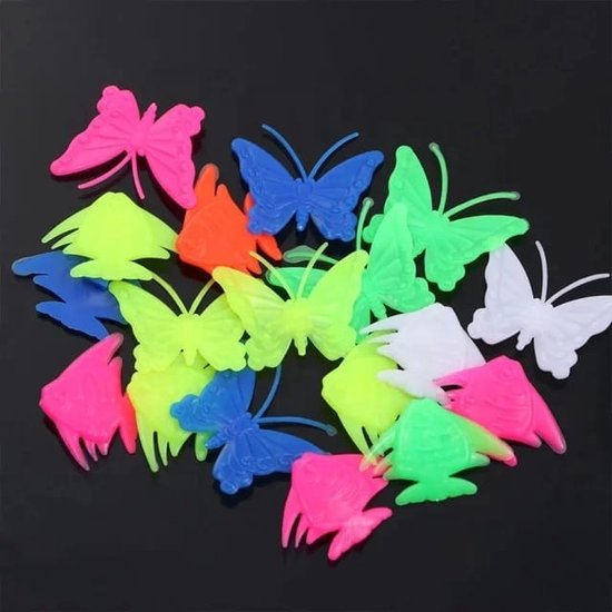 Fiets spaakkralen 26 stuks - spaakkralen -fietskraal vlinders en vissen -fiets kralen - fietskraal kinderfiets -spaakkralen voor een kinderfiets- spaakkralen kinderen- fietskralen -fietskralen kind -spaakkraal kinderen - gekleurde spaak kralen- van Haza speelgoed