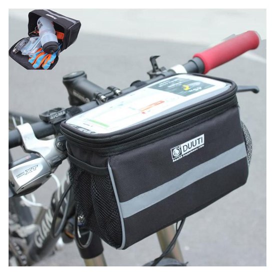 Fiets Stuurtas met Kaart/Smartphonehouder (Koeltas) van Basil
