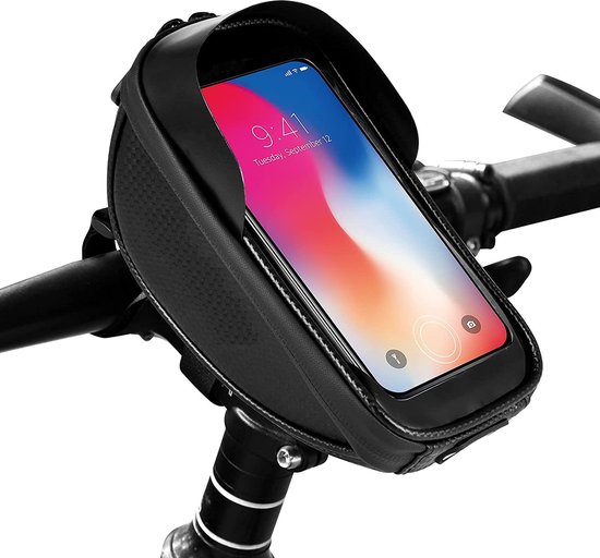 Fiets Stuurtas - Telefoonhouder - Mobielhouder Fiets - Waterdicht - Opbergtas Stuur van Avento