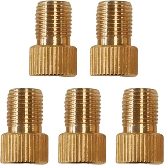 Fiets ventieladapter set - met afdichtring - recht patroon - voor auto/fiets pomp - veelzijdig - universeel - zwart - Ø7.6cm - 1 stuk