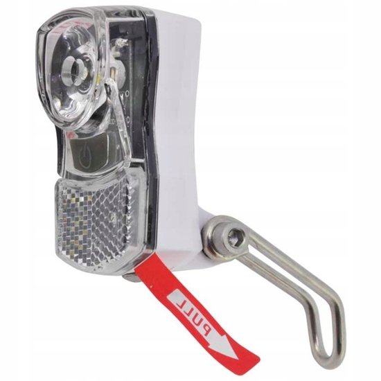Fiets voorlamp XC210 LED 7lux op batterijen, wit