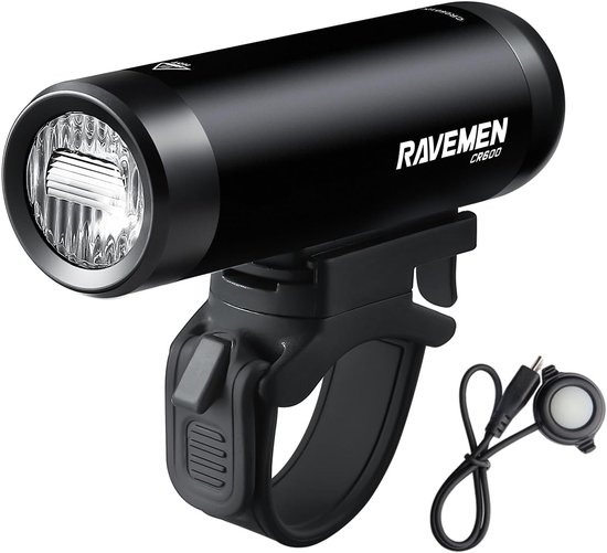 Fiets Voorlicht 600 Lumen met Afstandsbediening - Waterdicht en Niet-Verblindend