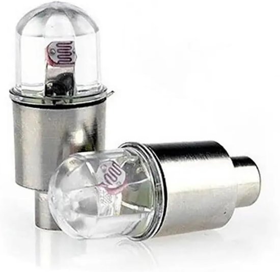 Fiets Wiel Verlichting - Fietslampjes Ventieldop - Fiets Veiligheid - Waterdicht Ontwerp - Universele Maat - Rood