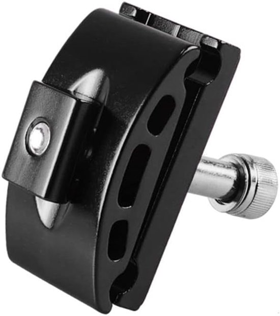 Fiets zadelpenklem met enkele pen - Fietsbuis zadelbuis zadelkoppeling buis zadel reparatiekop - Zwart van Merkloos