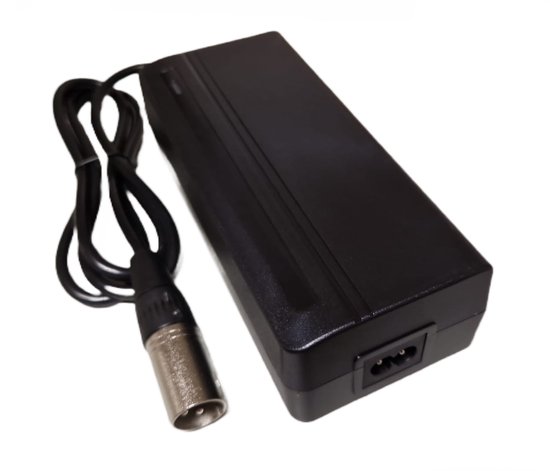 Fietsaccu lader - Elektrische fietsoplader - 36V - 2A - met XLR 3 pins stekker van Merkloos