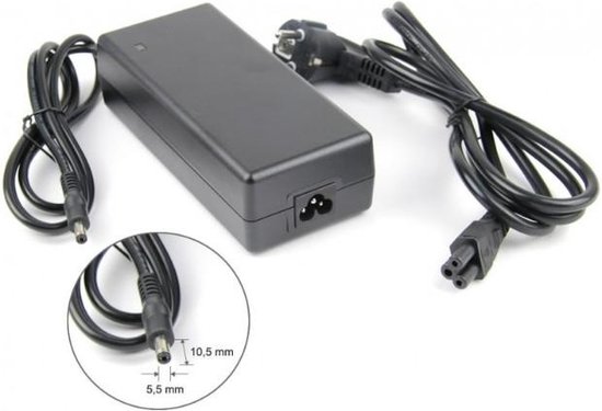 Fietsaccu lader - Li-ion - Elektrische fietsoplader - 36V - 2A met DC 2.1 stekker (geschikt voor o.a. Phylion, TRIO, Tianneng, Stella) van VIVID Green.