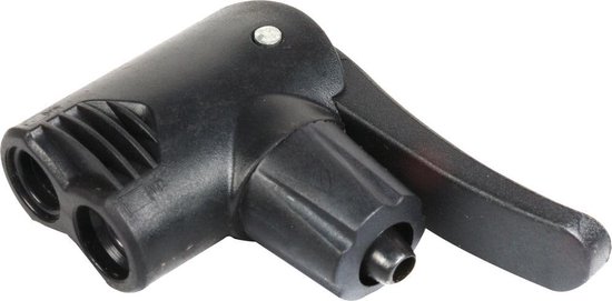 Fietsband adapter - Ventiel adapter - Banden oppompen - Universele aansluiting - 2 x 7 x 15 cm - Zwart