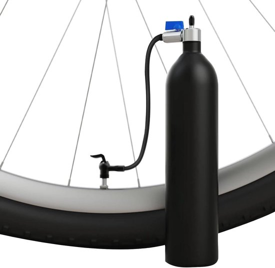 Fietsbanden Booster - Bandenpomp Compressor - Banden Snel Oppompen - Vacuüm Inflatie Tank - 200 PSI - Aluminium