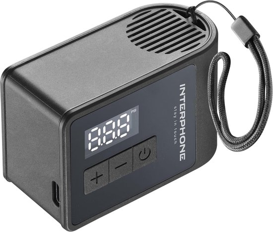 Fietsbanden Pomp - Mini Compressor - Banden Oppompen - Automatische Stopfunctie - 120 PSI - Zwart