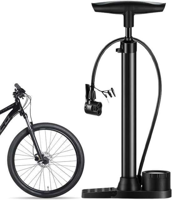 Fietsbandenpomp - Luchtpomp Meter - Banden Oppompen - Hoge Druk Digitaal - 150 PSI - Meerkleurig