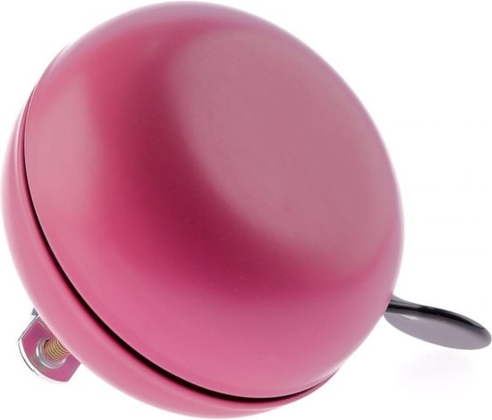 Fietsbel Ding-Dong NietVerkeerd ø80mm - cabarnet pink van NietVerkeerd