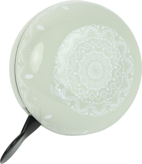 Fietsbel Ding-Dong Widek Mandala ø80mm - frost grey