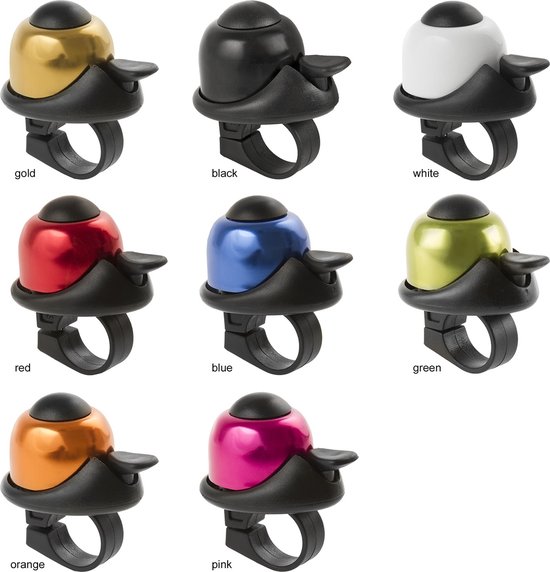 Fietsbel Edge Bella Design Mini ø36mm - zwart