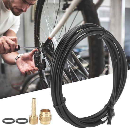 Fietsbremsslang van 2 meter, Gummi voor MT4/MT5 remsystemen