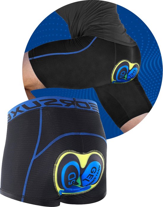 Fietsbroek Dames Heren met Zeem - Fietsonderbroek - E bike - Fietsondergoed - Wielerbroek - L