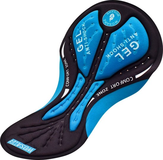 Fietsbroek Zeem - Fiets Zadel Zeem - Gel Pad - Blauw - Universeel