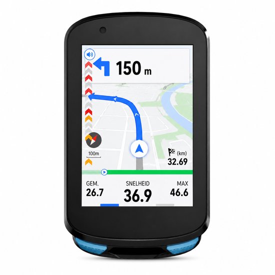 Fietscomputer GPS Draadloos - Met Navigatie en 2,4 Inch Kleurendisplay IPX7