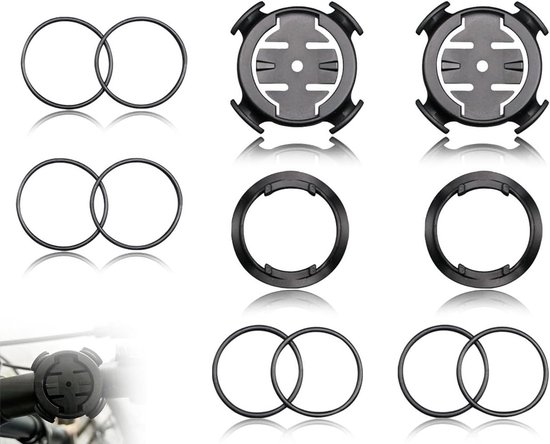 Fietscomputer houder set met stuurbevestiging, kwartdraai rotatie, geschikt voor Garmin Edge 510 en andere modellen