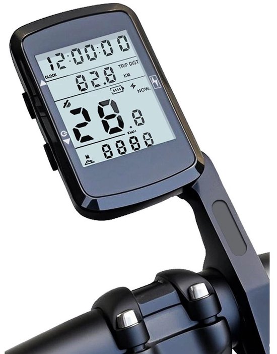Fietscomputer - Snelheidsmeter - Fietsnavigatie - Kilometerteller Fiets - Fietscomputer Draadloos - Snelheidsmeter GPS - 2.4 Inch met LED Verlichting van Merkloos