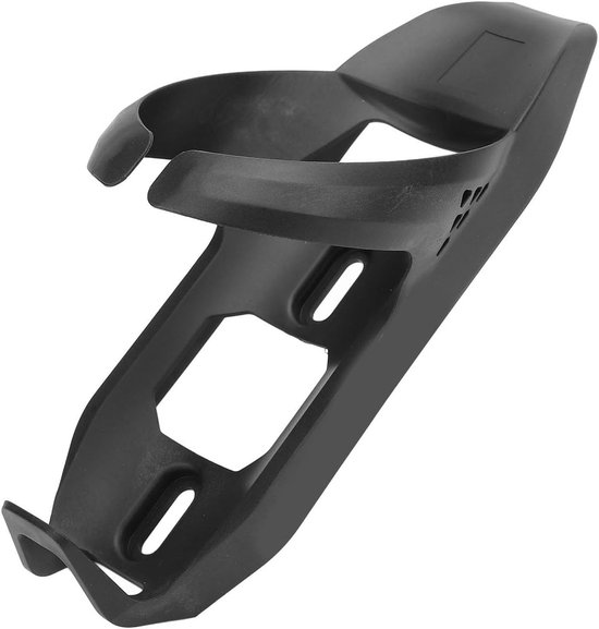 Fietsfleshouder - Flessenkooi Bidonhouder - Hydratatie Onderweg - Aerodynamisch Ontwerp - 68-80 mm - Zwart