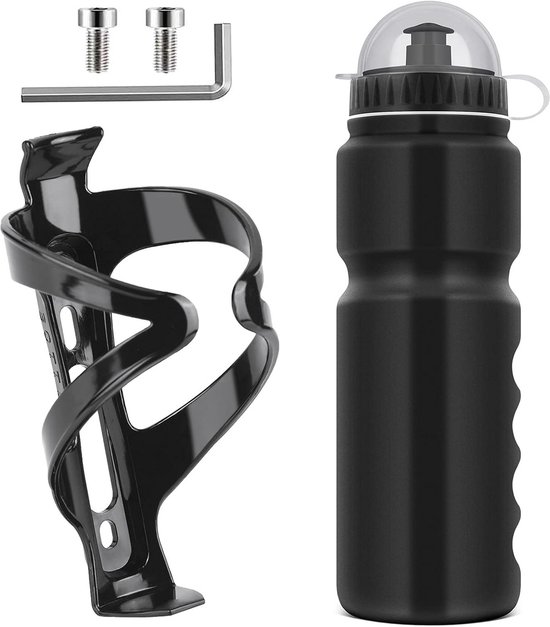Fietsfleshouder Inclusief Grote BPA-vrije Bidon voor Racefiets en Mountainbike