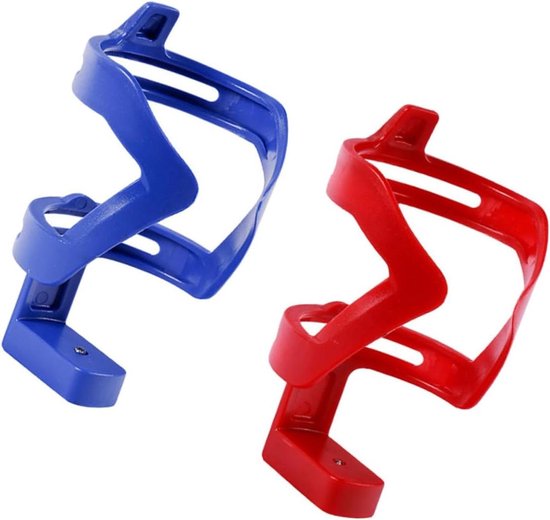 Fietsfleshouder Set - Fleshouders Fiets - Fles Veilig Vervoeren - Stevig Hars Materiaal - 2 Stuks - Diverse Kleuren